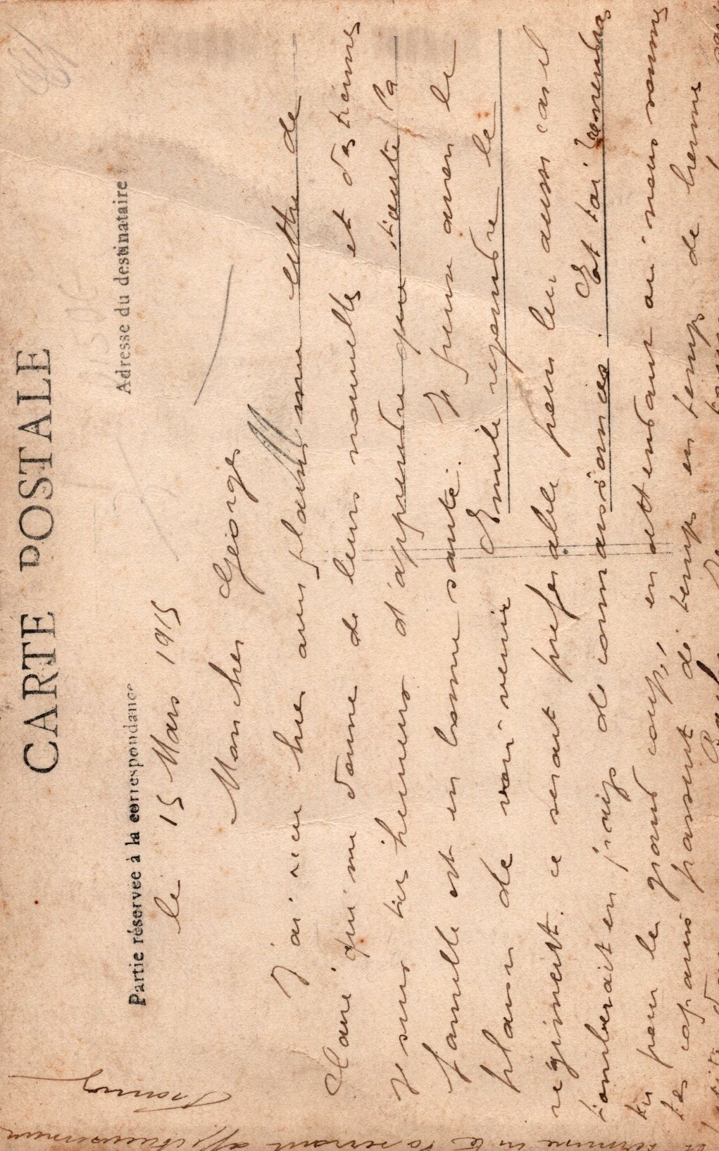 carte photo deux infirmiers 1915 numéro illisible