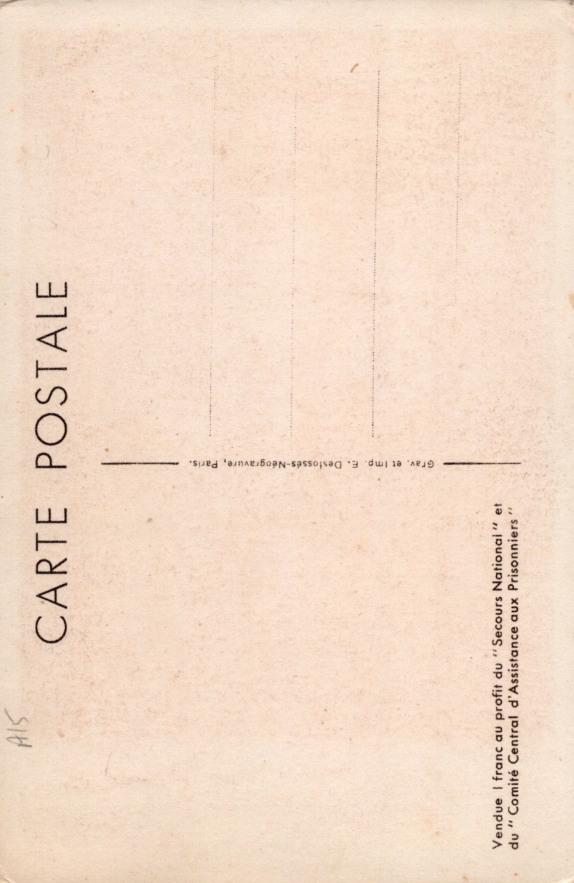 carte postale de propagande maréchal Pétain 1940-44