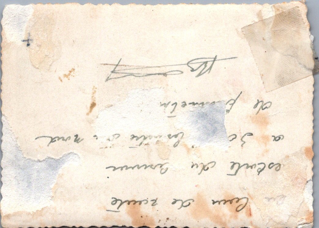 photo Indochine AM8 avec équipage 8,5 x 6 cm