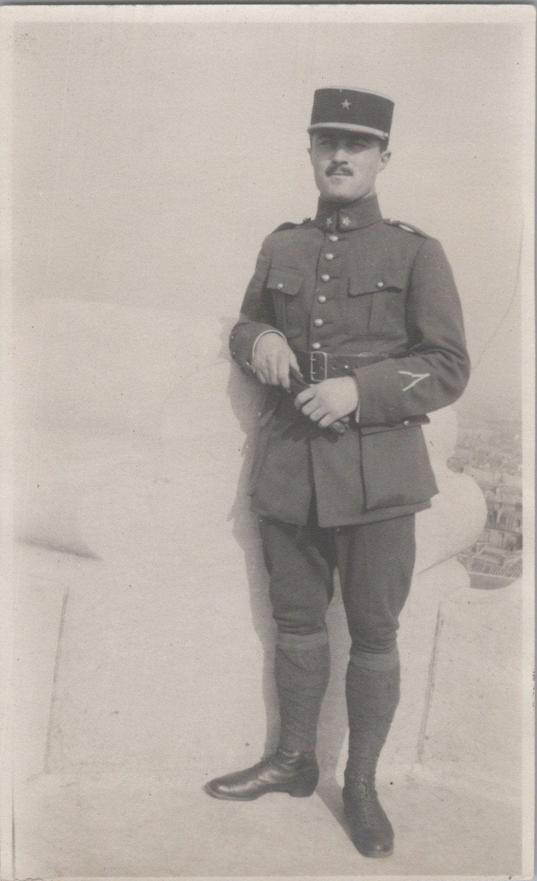 photo sergent de l'intendance années 20-30 10,5 x 6,5 cm