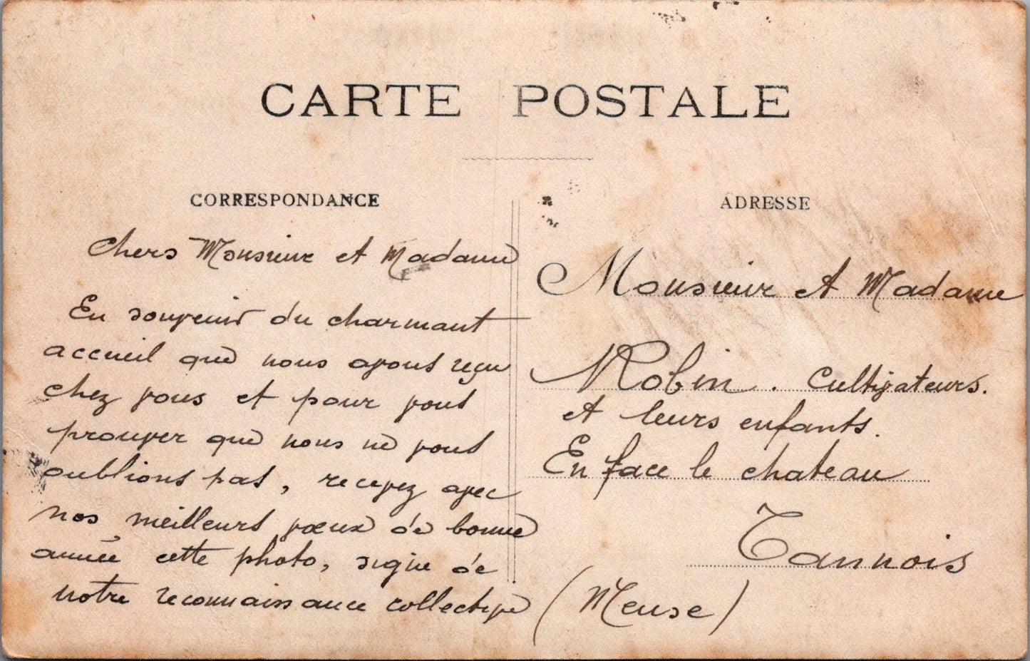 carte photo groupe d'éclairage du 8° génie 15° corps