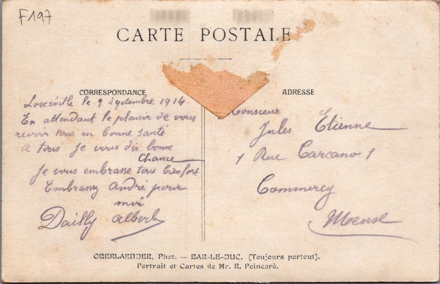 carte photo poilus du 94°RIT gardes voies à Luxéville septembre 1914