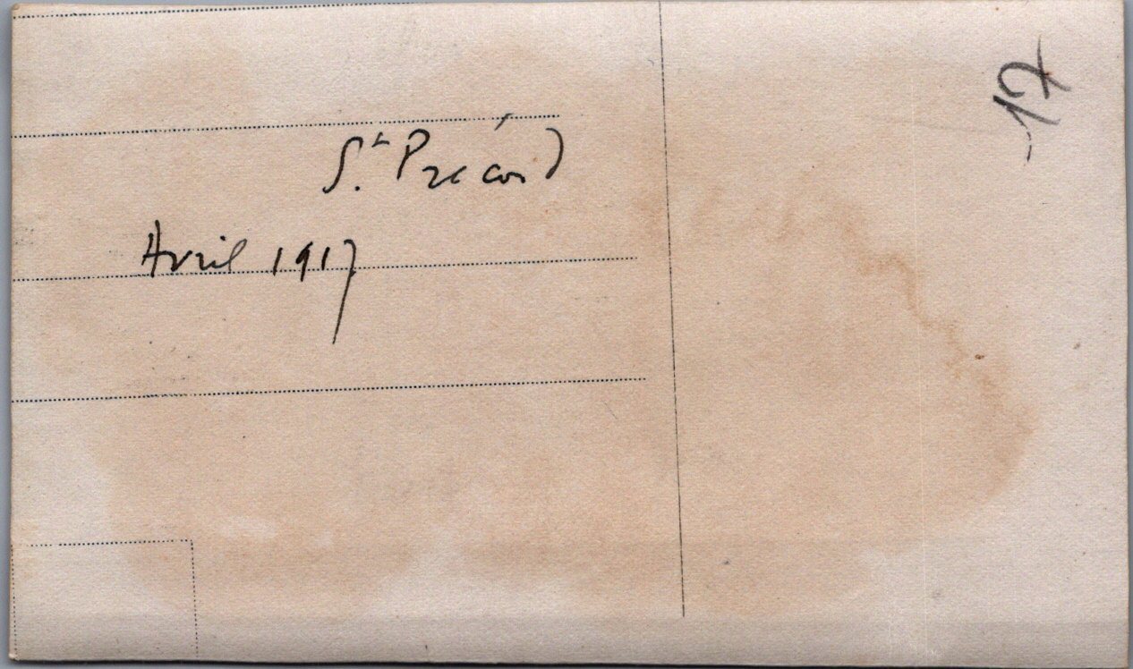 photo d'un village détruit Chemin des Dames 1917 10x6,5 cm