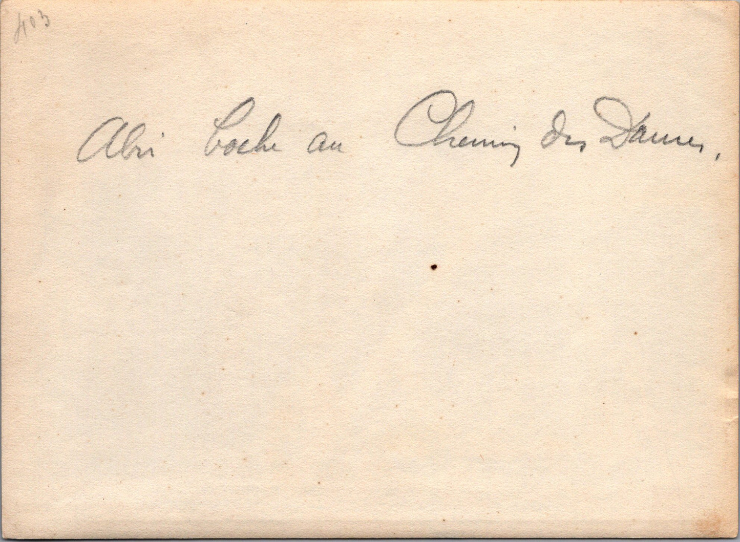 grande photo abri Boche au Chemin des Dames 1914-18 17x12 cm