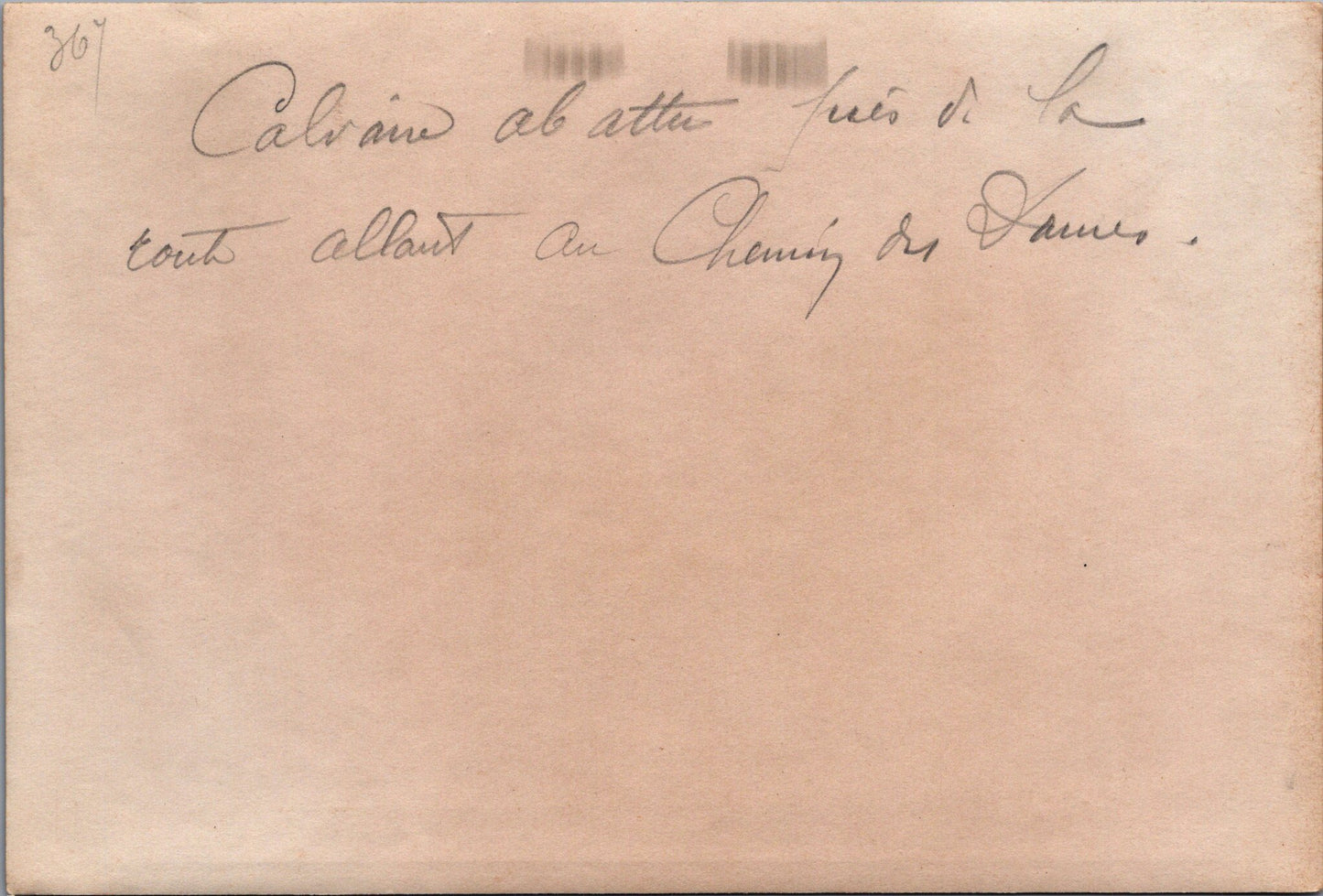 grande photo calvaire abattu Chemin des Dames 1914-18 17x12 cm