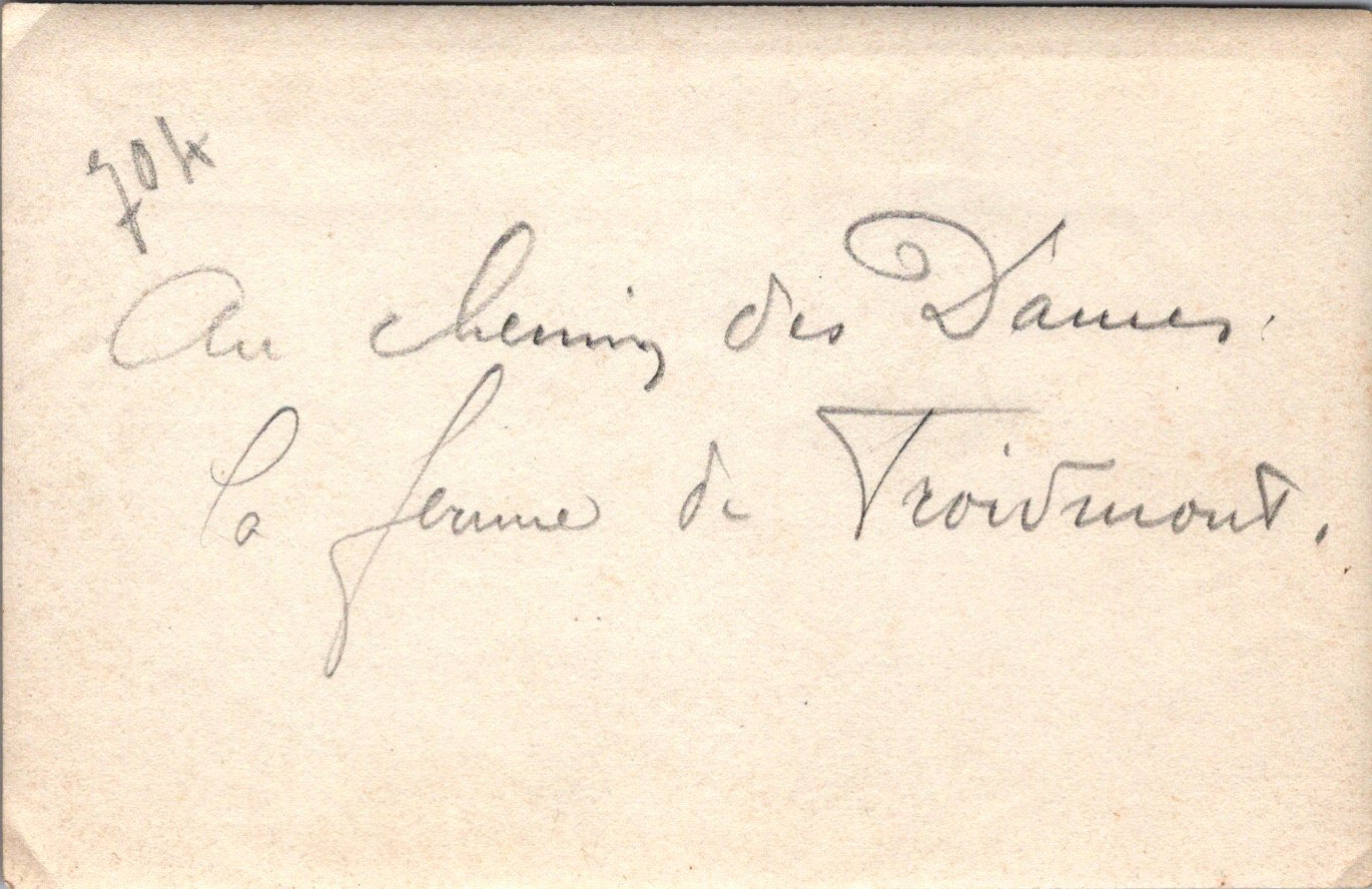 photo chemin des Dames ferme de Froidmont 1914-1918 11,5 x 8,5 cm