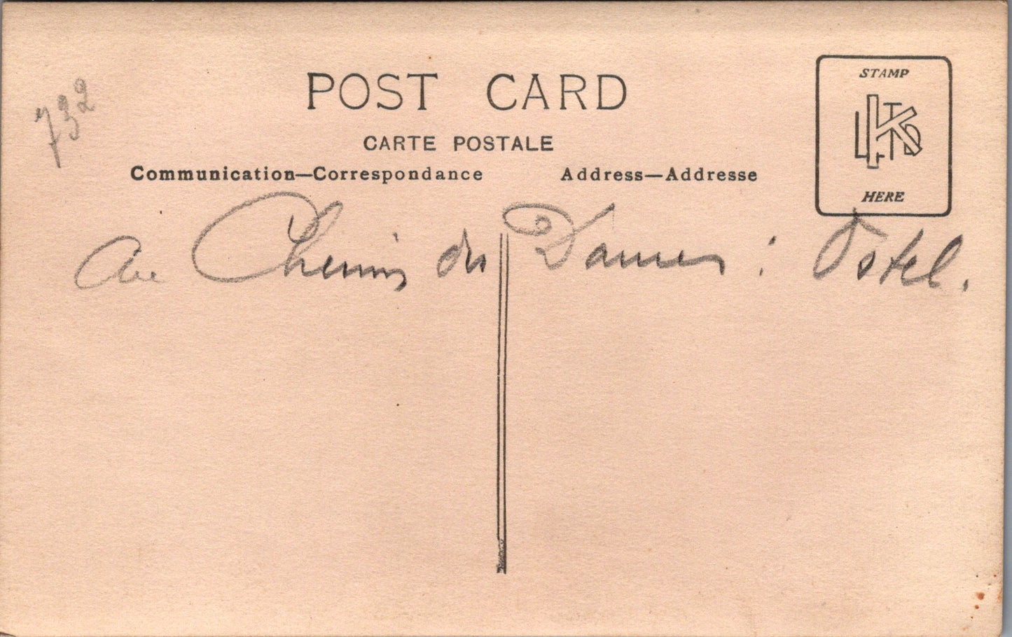 carte photo au Chemin des Dames Ostel 1914-1918