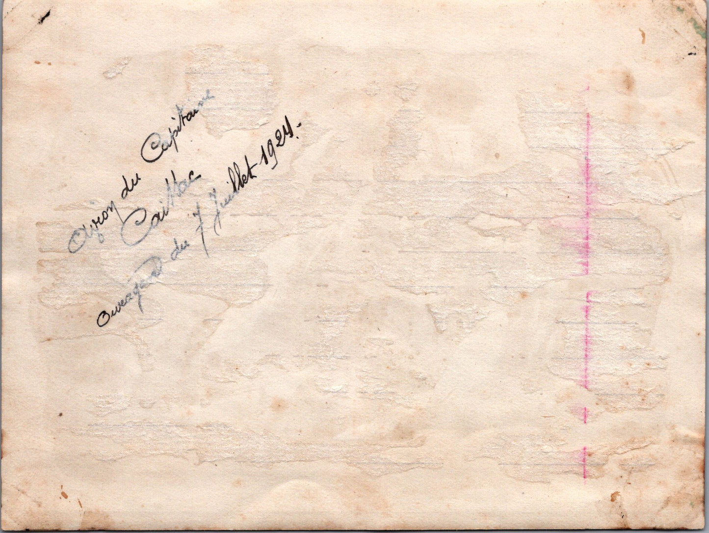 grande photo avion français écrasé en 1924 16x12 cm