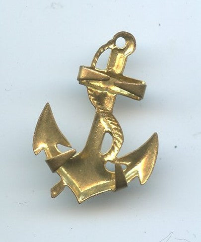 ancre des troupes coloniales pour calot, ancien certainement 2°GM ou Indochine