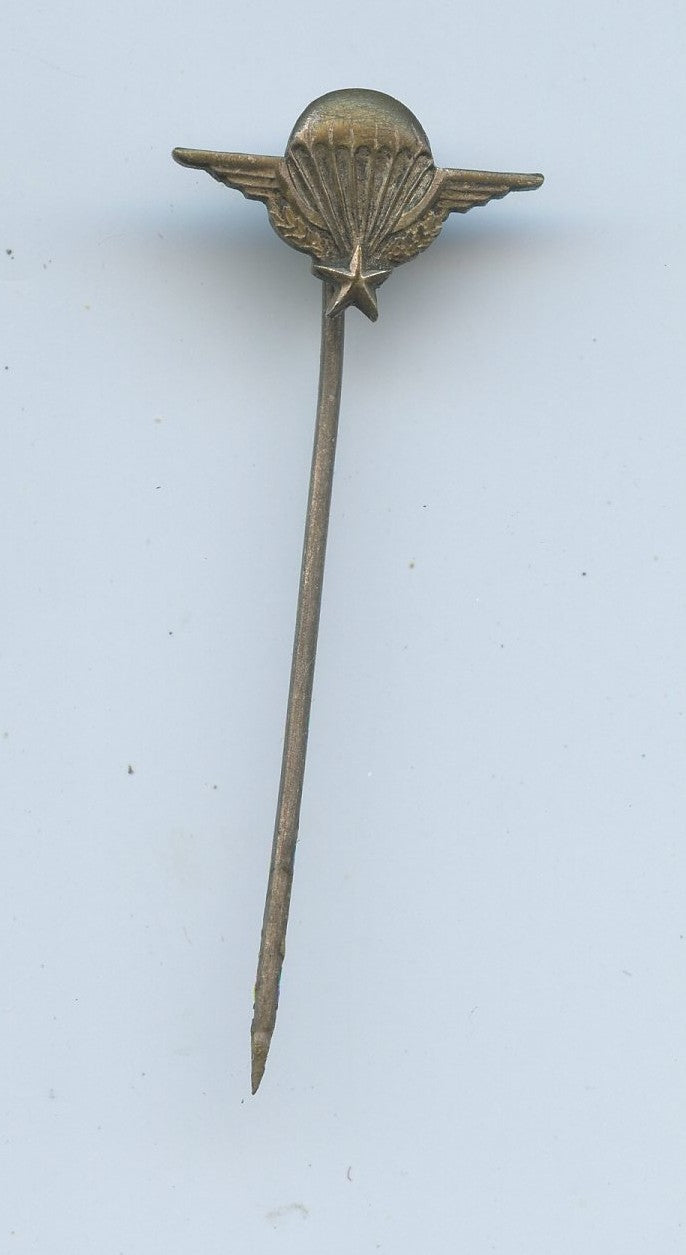 insigne réduction de boutonnière brevet parachutiste ancien avec épingle Drago ancien 17mm