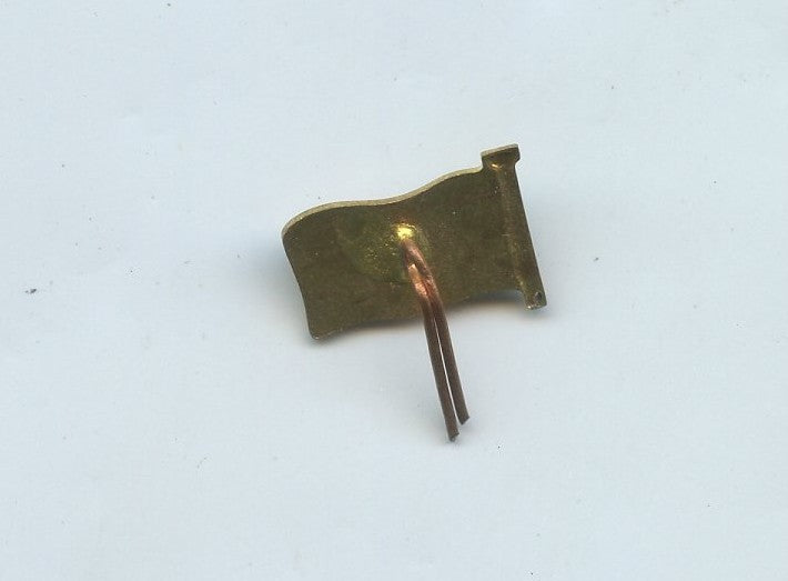 broche drapeau US avec 2 pattes de fixation 1944-45 14x10 mm