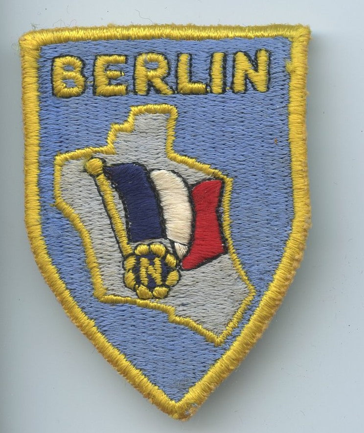 insigne tissu de bras unités françaises de Berlin