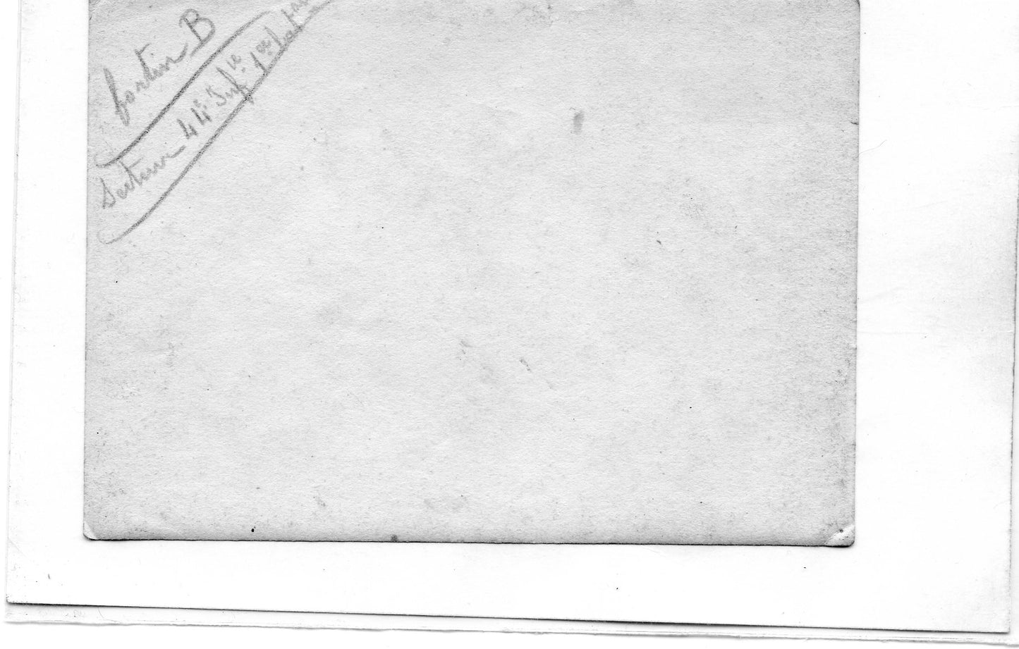 photo zone de combat fortin B 44°RI, certainement Champagne 1914-1918 12x8.5 cm