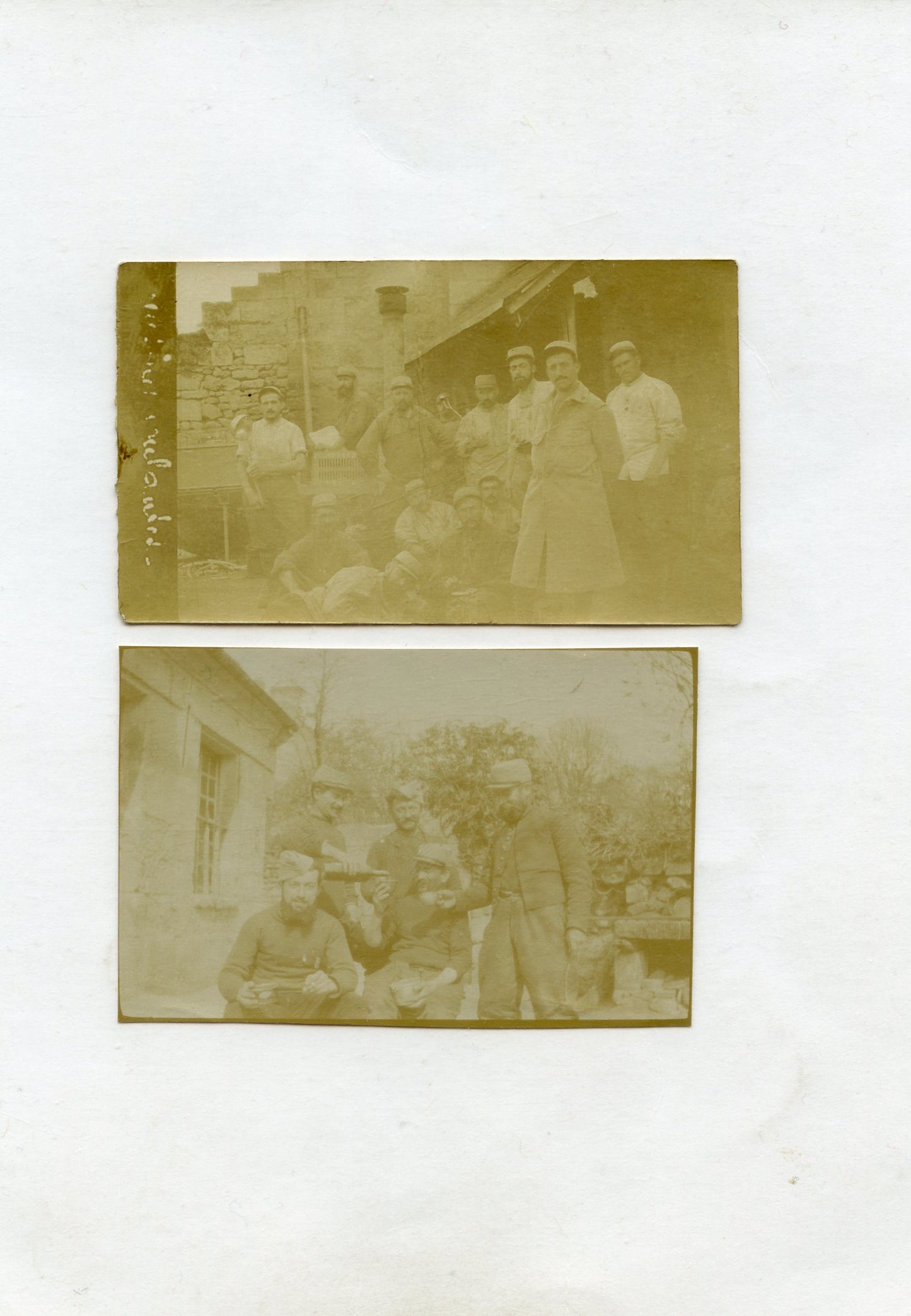 2 photos cuisines du 44°RI 1914-1918