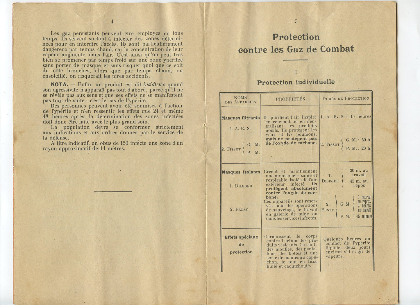 fascicule de la Defense passive de la ville de Saint Dié (Vosges) édité en 1934 18 pages