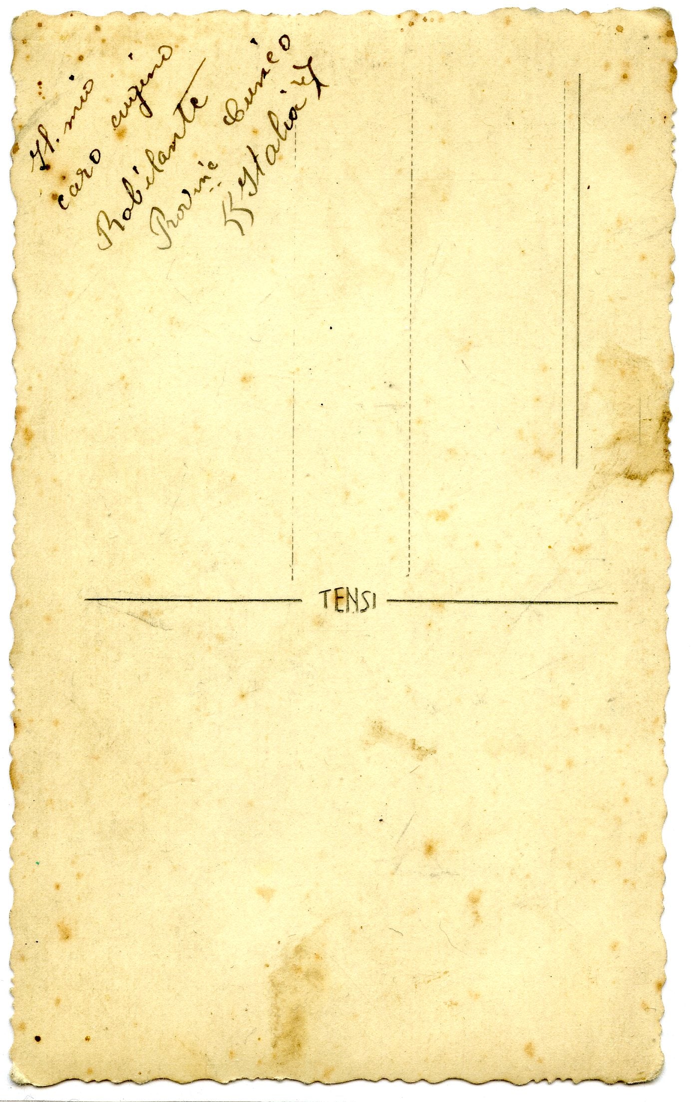 carte photo 2 soldats italiens alpini 1939-45