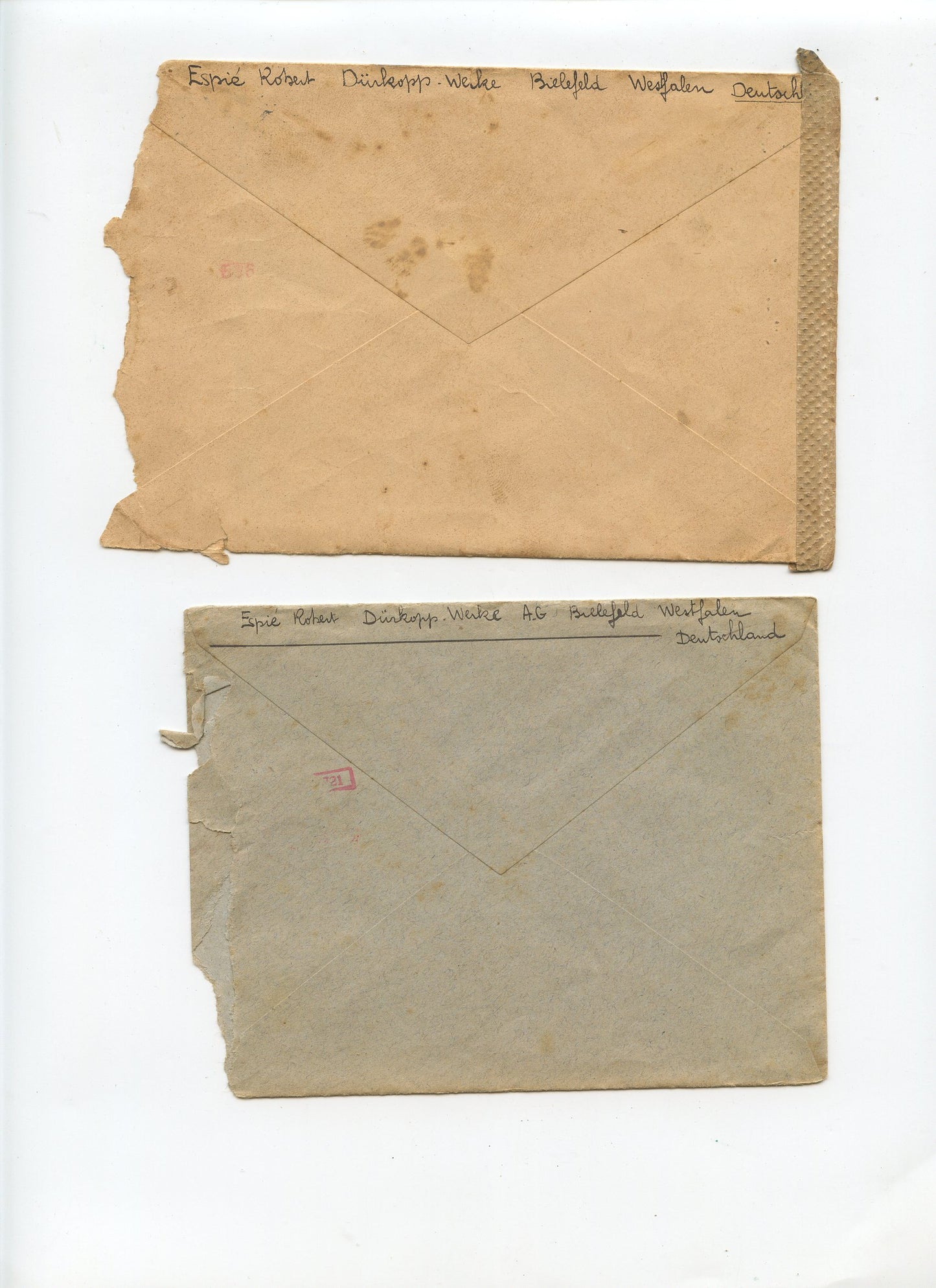 ensemble de courriers et documents pour un requis du STO de Toulouse 1939-45