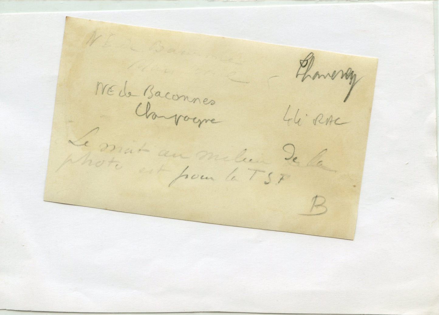 photo poste de TSF transmissions Baconnes Champagne 1915, 44°RAC 110x65 mm