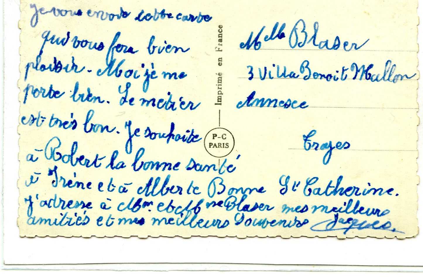 carte postale fantaisie régiments de chars de combat FT17 années 30