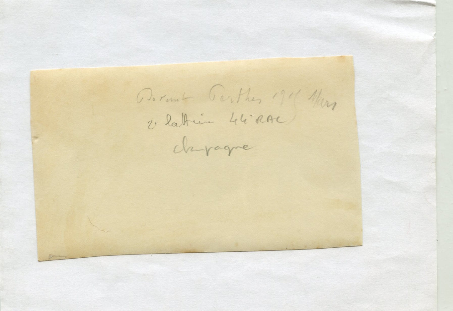 photo de la 2°batterie devant Perthes les Hurlus 44°RAC Champagne 1915 10,5x6,5 cm