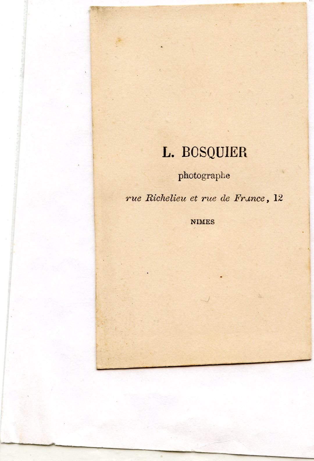 photo carte de visite soldat français guerre de 1870-71 Nîmes