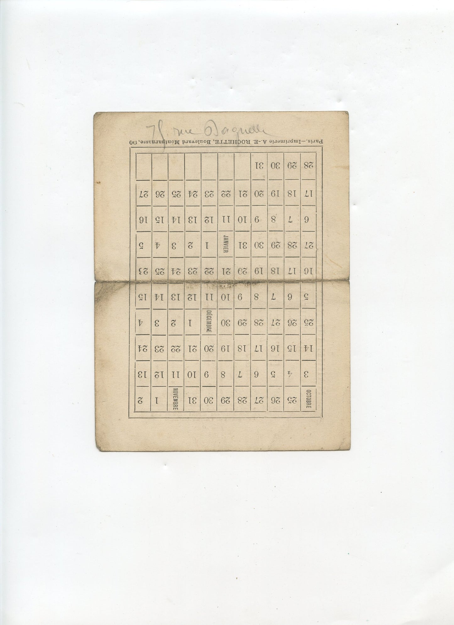carte de boucherie siège de Paris commune de 1870-71 mairie du XIV° arrondissement