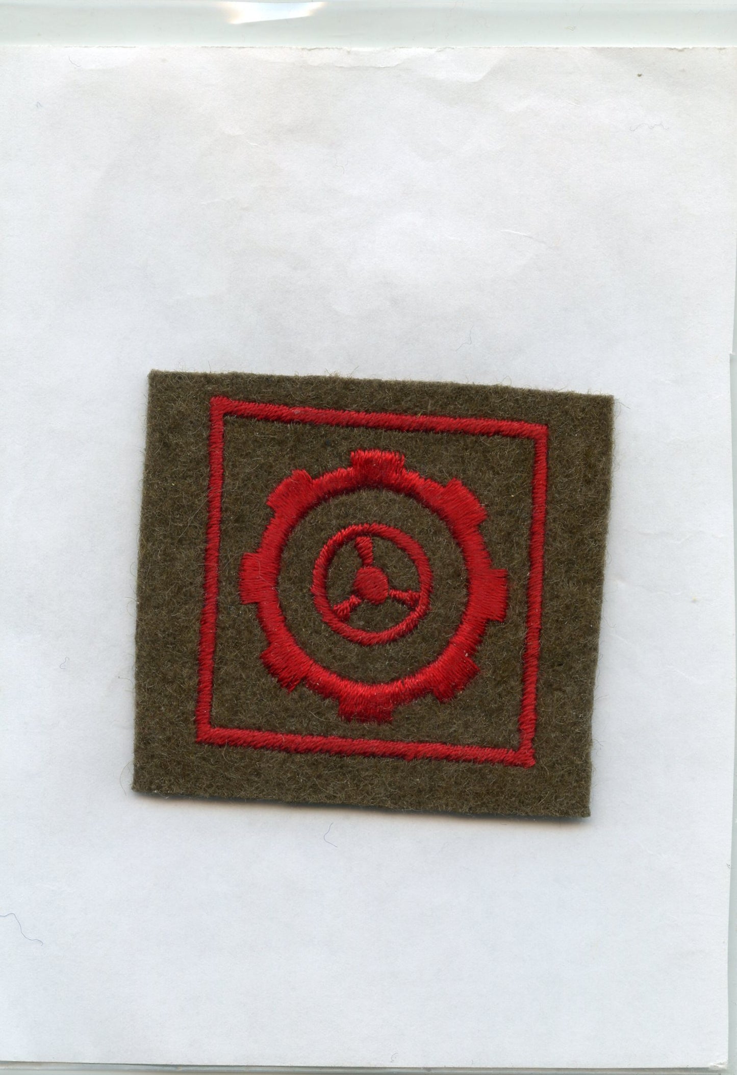brevet de spécialité de manche kaki conducteur 1939-40