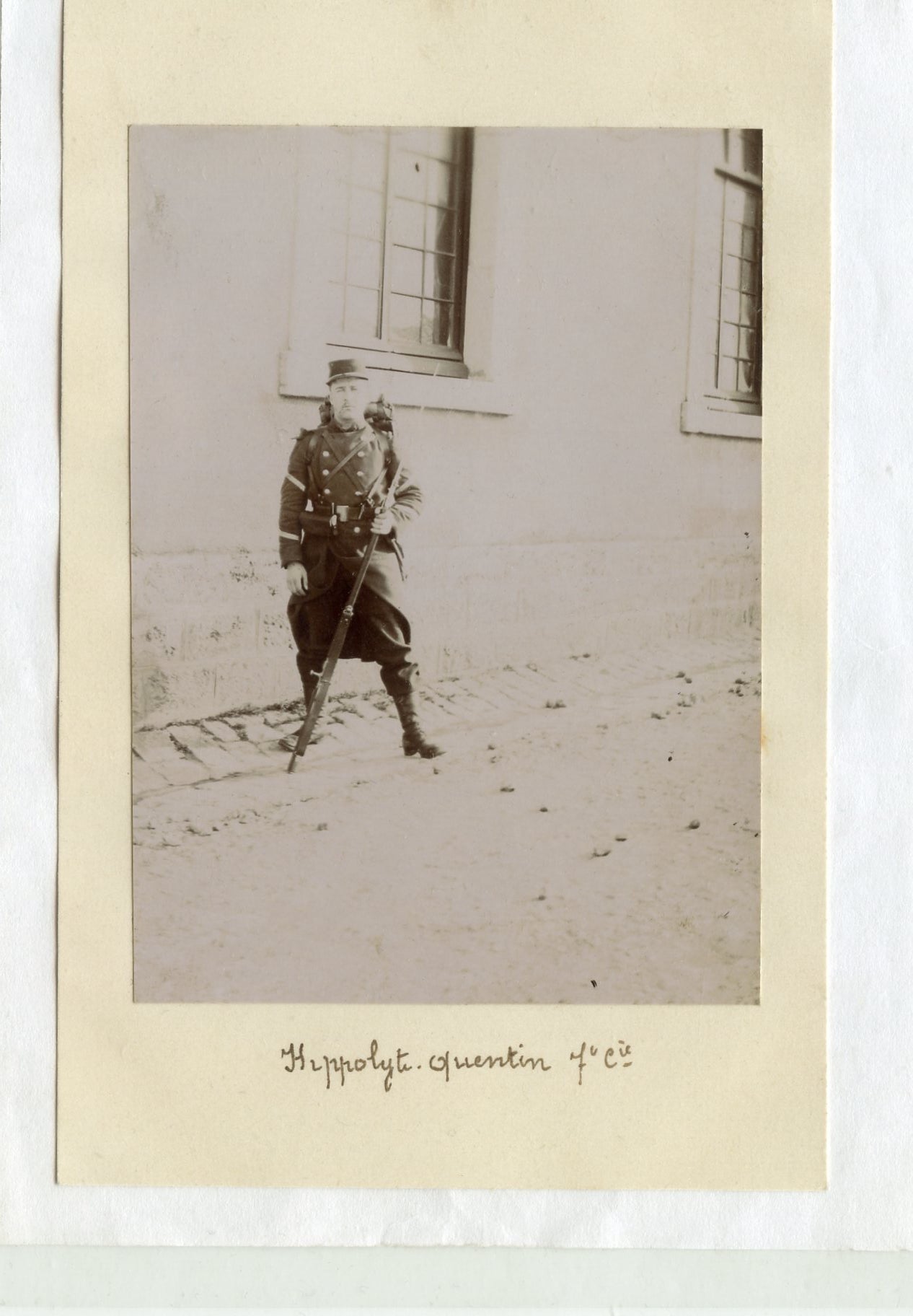 carte photo d'un sous-officier d'infanterie avant 1914, équipé 37°RI Nancy