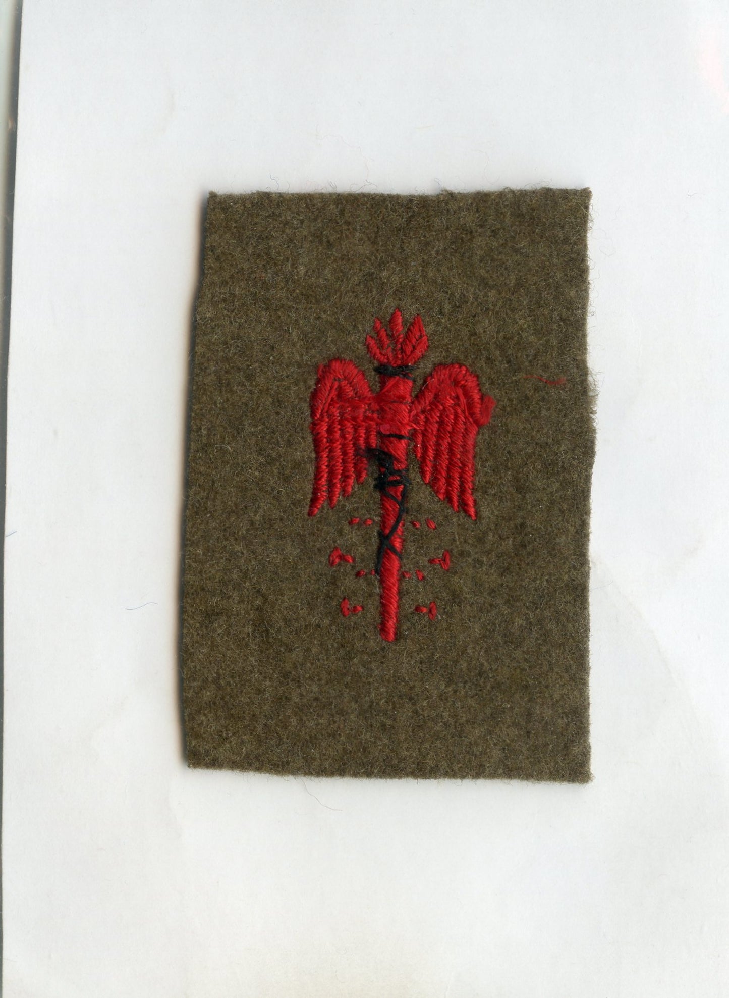 brevet de spécialité de manche kaki état major 1939-40