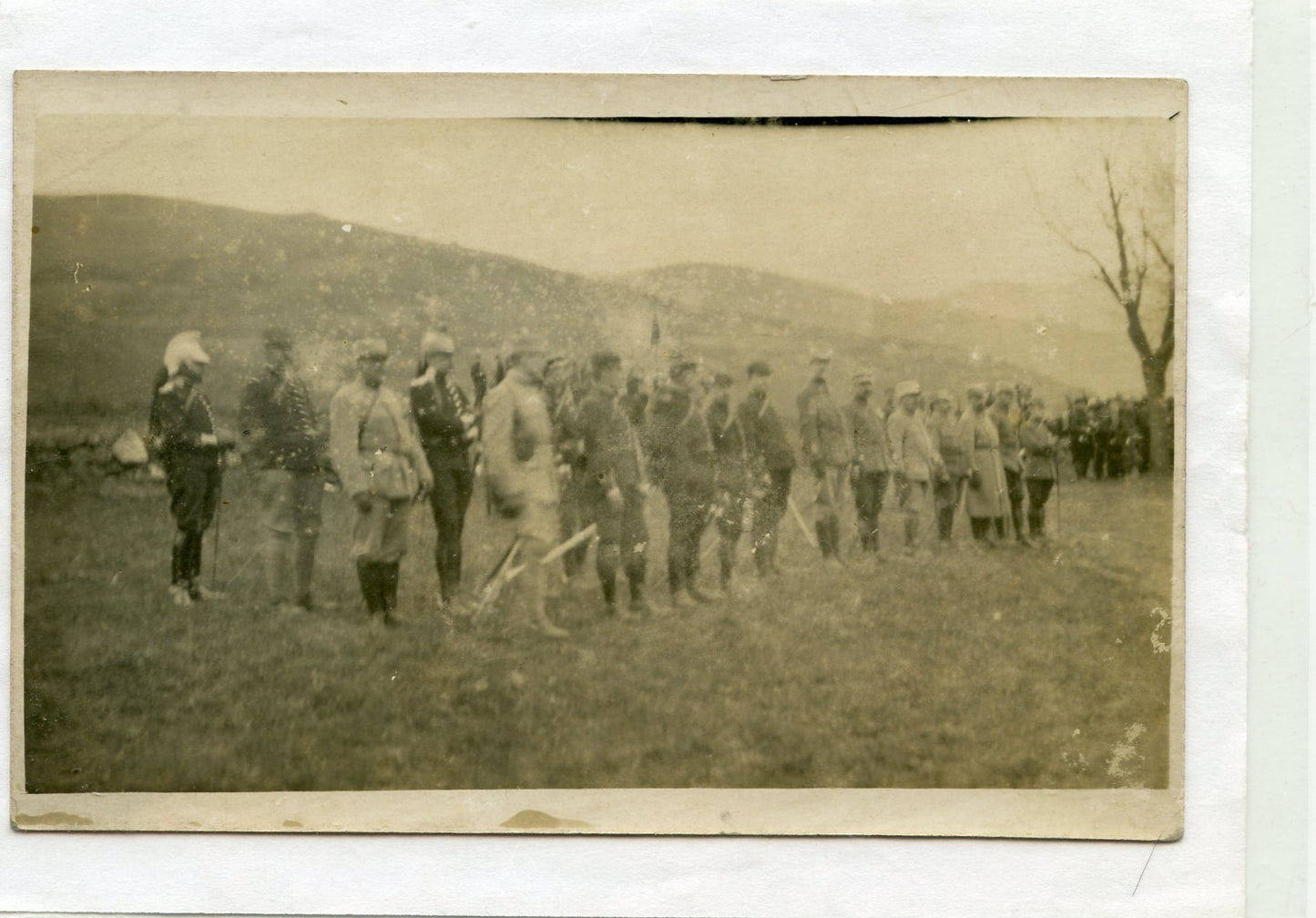 carte photo visite de Joffre Vosges 1915, 1914-1918