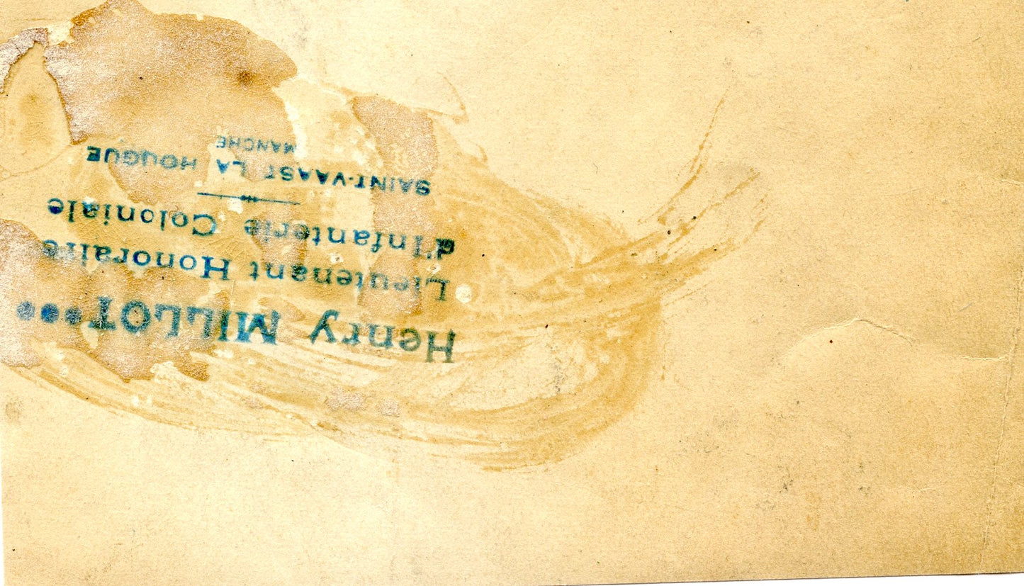 photo de deux soldats allemands tués 1914-1918, photo d'un officier de la coloniale