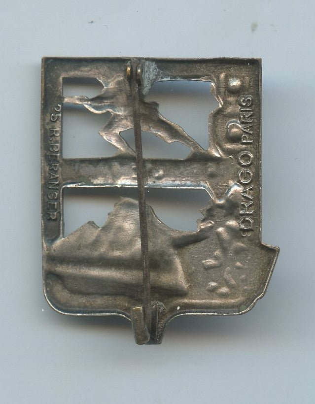 insigne 8° régiment d'infanterie Languedoc armée d'armistice Drago Béranger