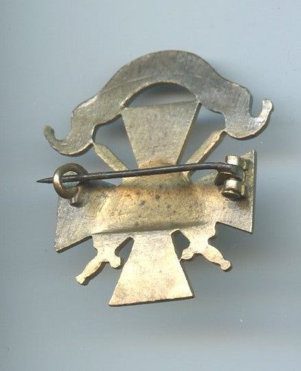 insigne anciens prisonniers de guerre 1914-1918, forme croix de guerre