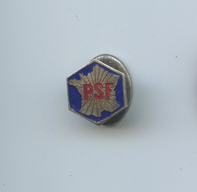 insigne du PSF parti de droite du colonel de la Roque 14mm