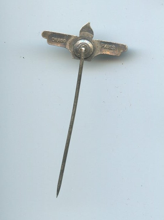 insigne de boutonnière du matériel en émail ancien