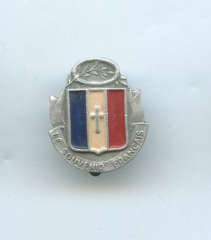 insigne de boutonnière souvenir français en alu peint