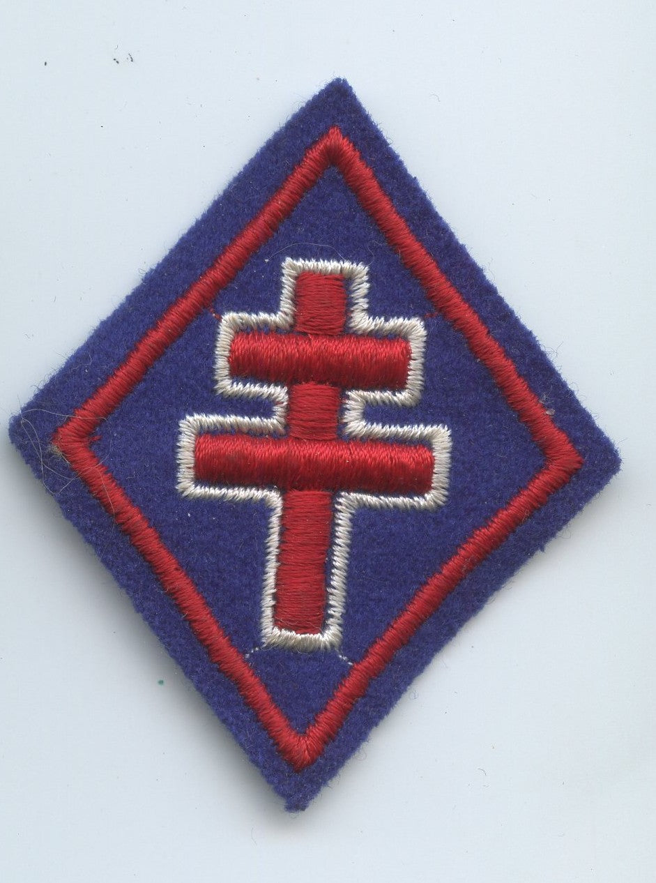 losange de bras 1° division française libre 1944-45