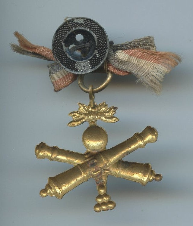 médaille d'une amicale d'anciens artilleurs début 1900