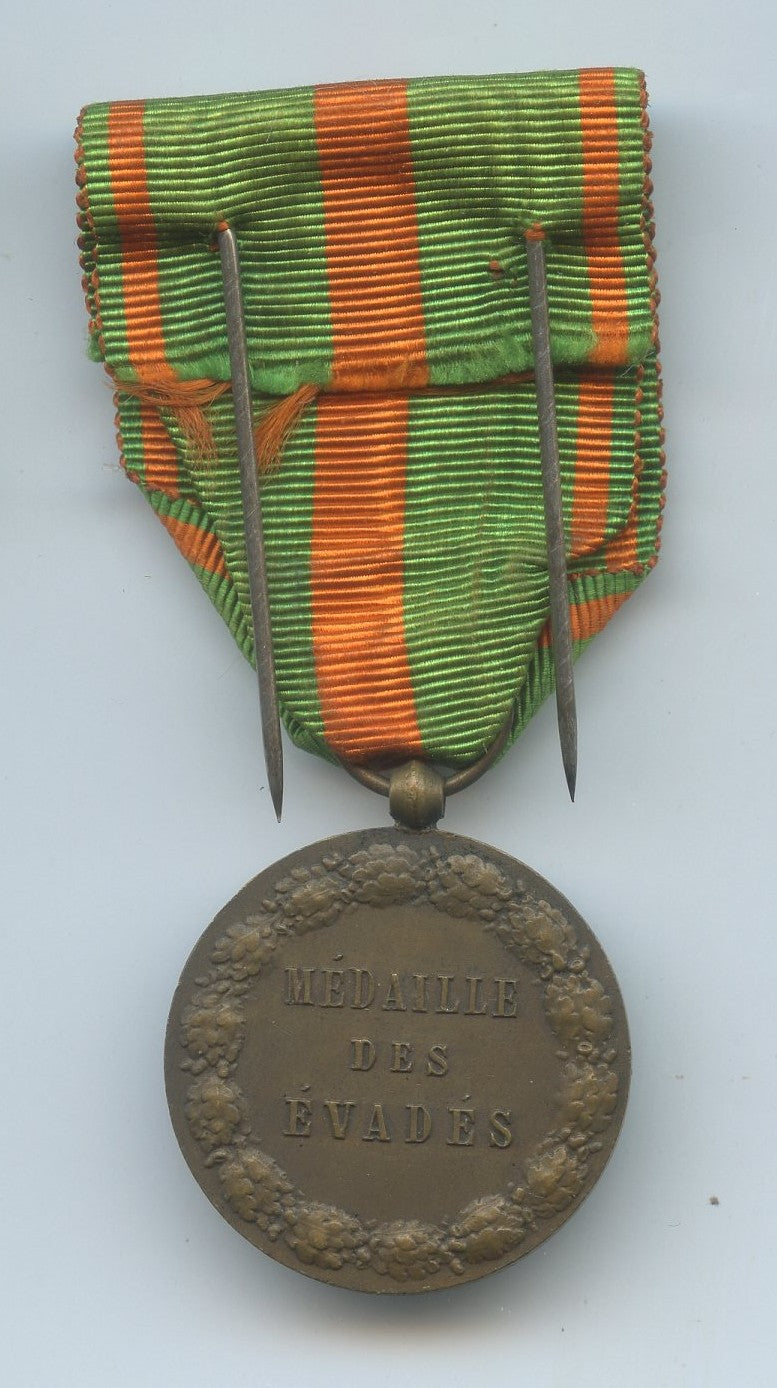 Médaille des évadés en bronze mat