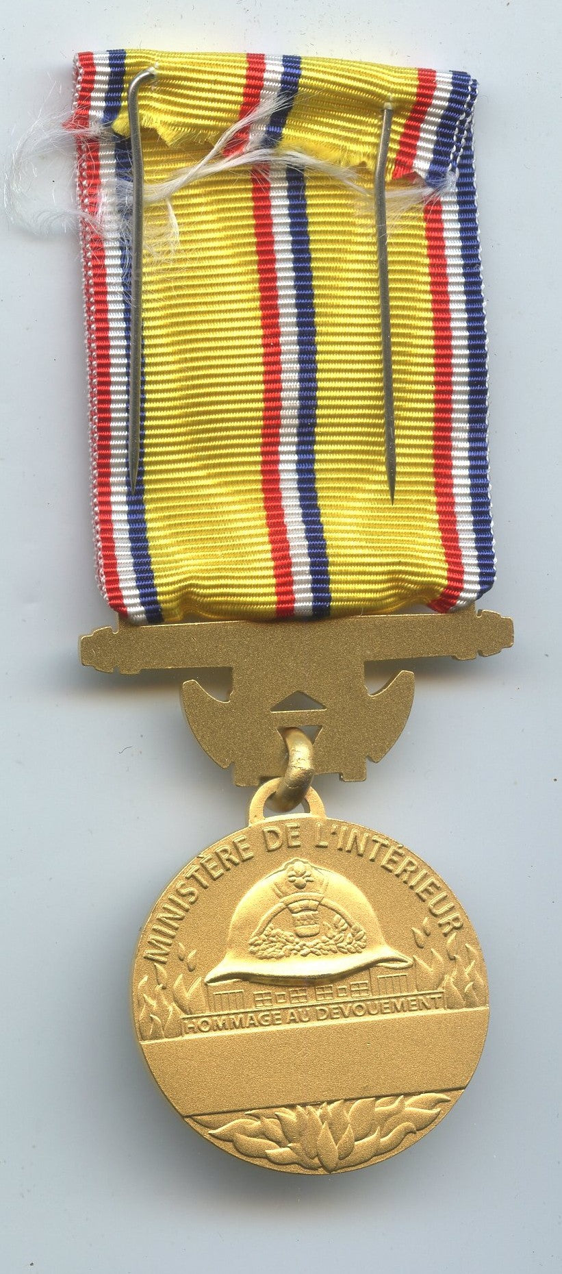 médaille des sapeurs pompiers dernier modèle