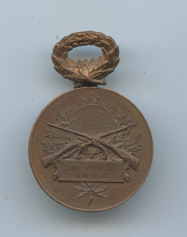 médaille de la société de tir de Nancy 1902