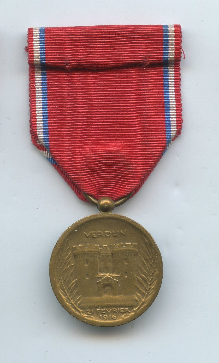 médaille de Verdun Vernier modèle avec anneau