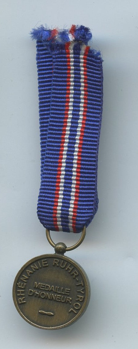 réduction médaille d'honneur Rhénanie Ruhr Tyrol