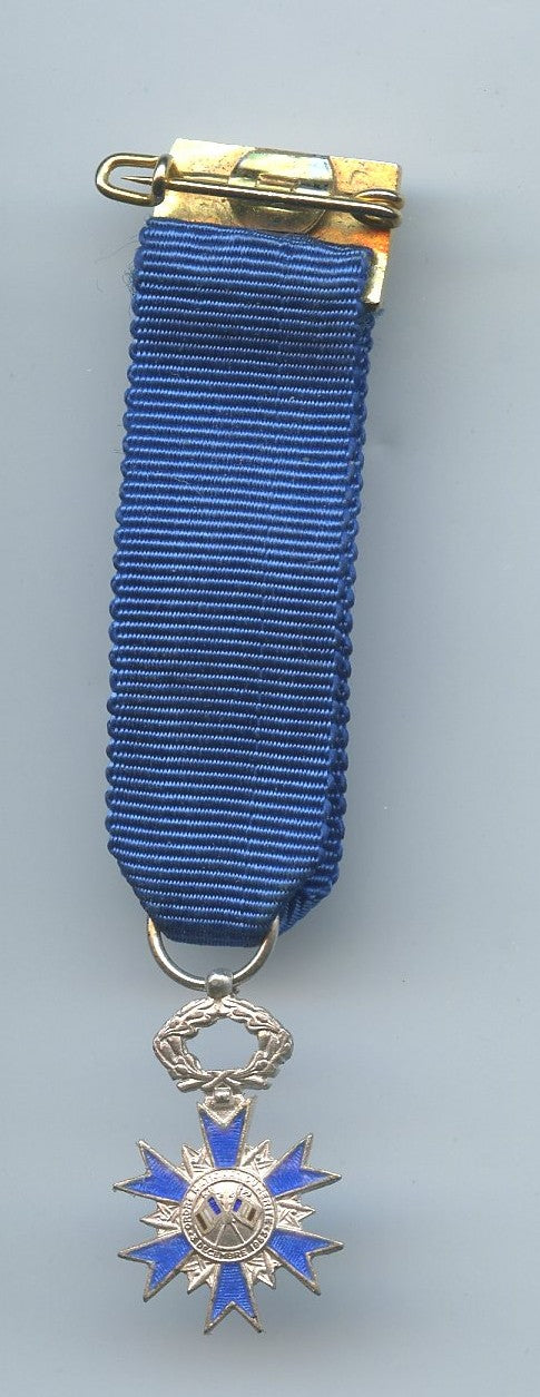 réduction chevalier de l'ordre national du mérite en argent 13mm