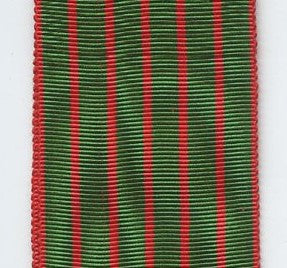 Ruban croix de guerre 1914-1918, ancien 37 mm, 13 cm de long