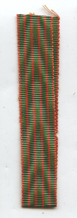 Ruban réduction croix de guerre 1914-1918 10 mm, 10 cm de long