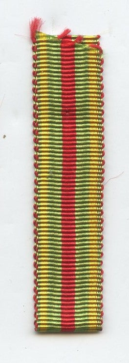 Ruban réduction croix du combattant volontaire 1914-1918 12 mm, 10 cm de long