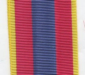 Ruban médaille d'or de la Défense Nationale, 37 mm 13 cm de long