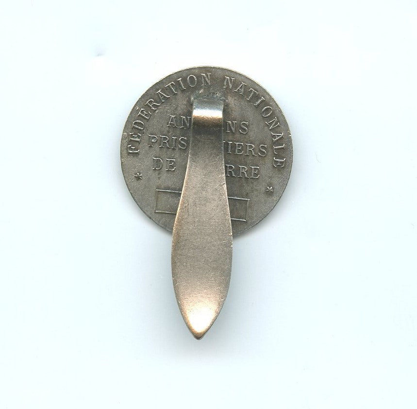 1914-1918 : insigne de boutonnière de l'association nationale des Prisonniers de Guerre 23 mm