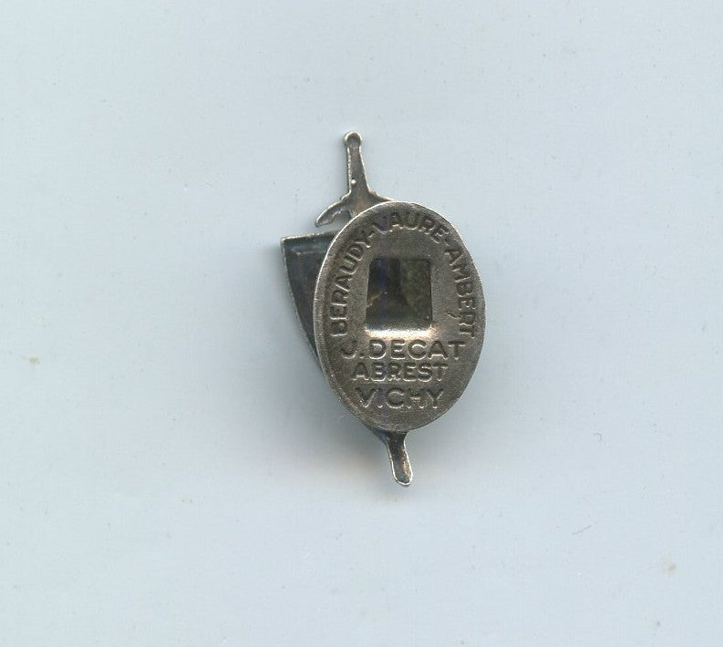 insigne réduction services sociaux Légion Française des Combattants Etat Français 25x12mm